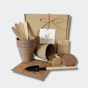 kit premium de siembra hierbas del chef