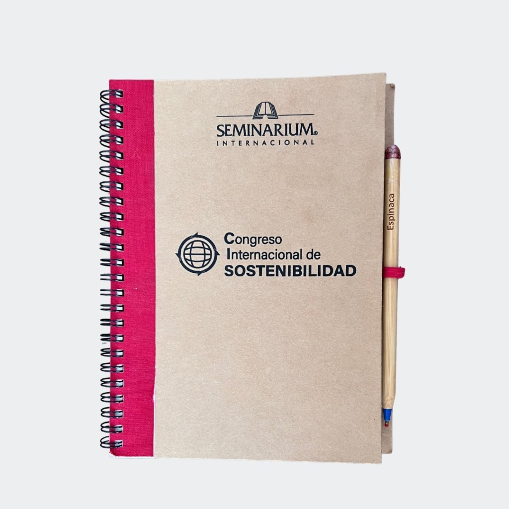 cuaderno biokraft con tapa personalizada